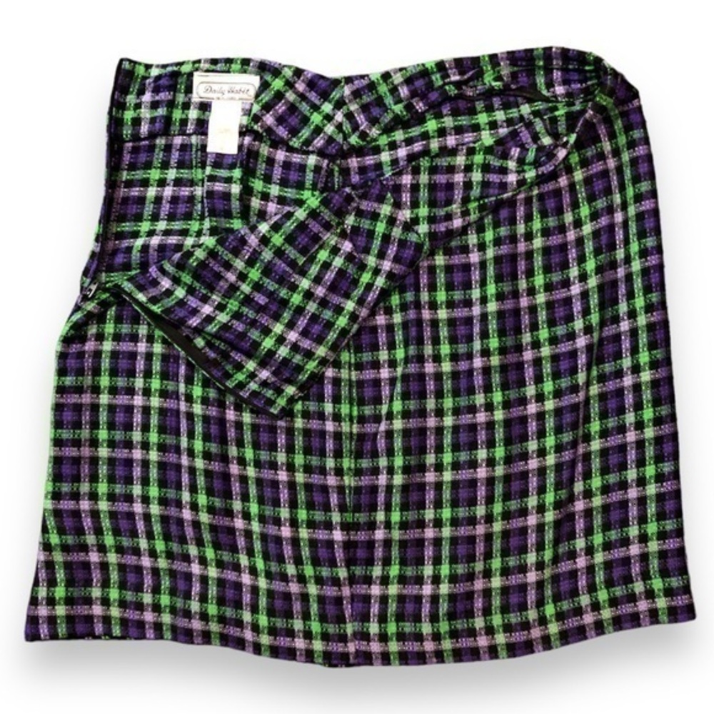 Vintage 90’s Plaid Mini Skirt size 13